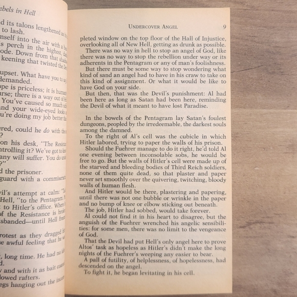 2 1980s Fantasy Books By Janet Morris Heroes in Hell Rebels in Hell - Picture 3 of 10